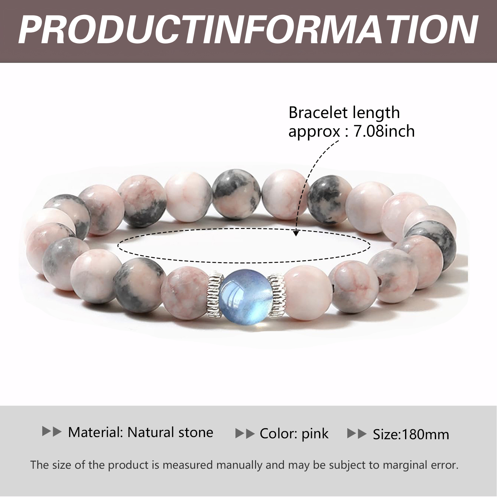 To My Daughter Bracelet Set Beaded Bracelet with Message Card Gifts for Her - Love You To The Moon & Back-Jessemade AU