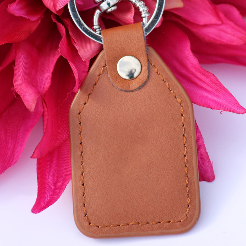 Personalised Leather Keychain Custom Photo Gifts For Her-Jessemade AU
