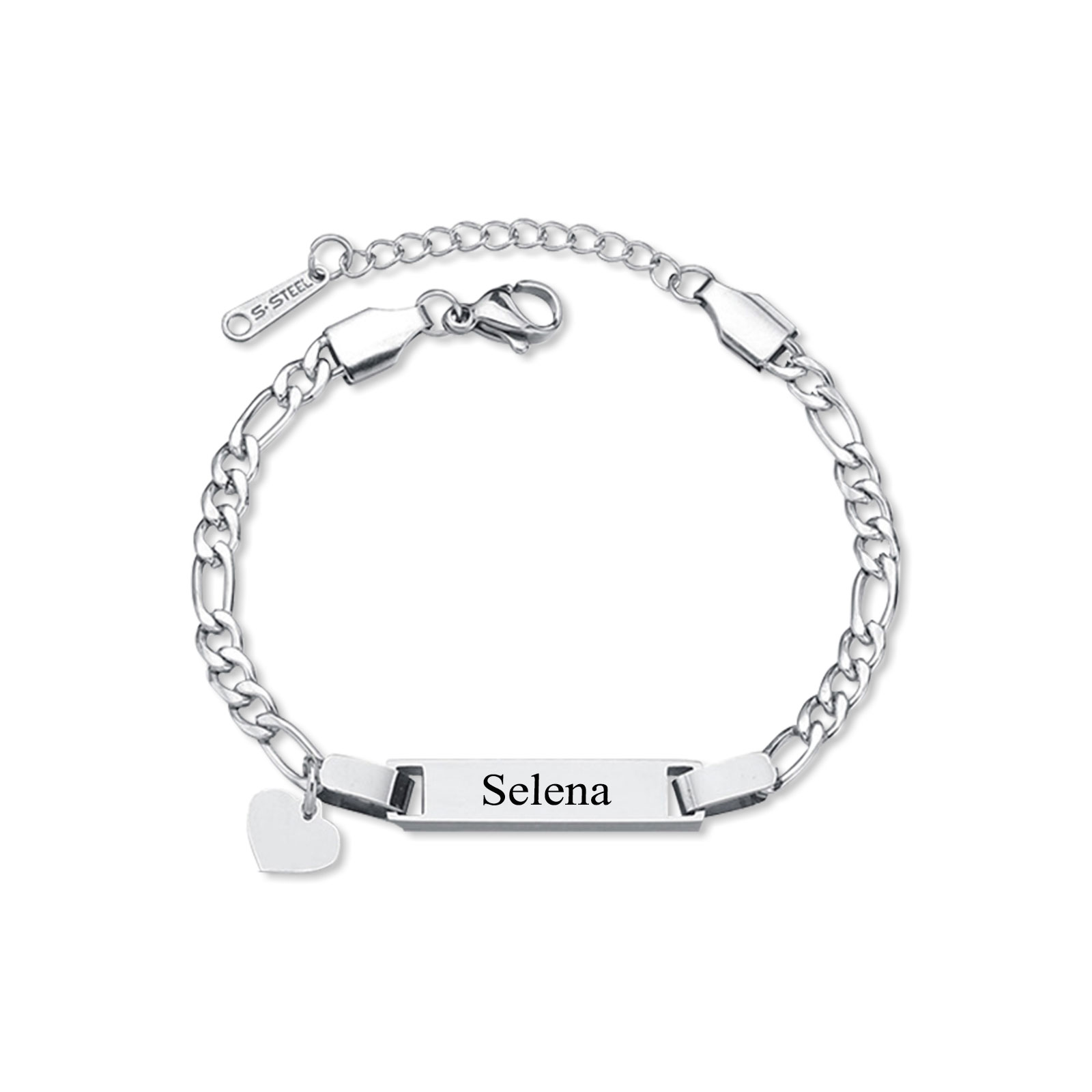 Custom Name Bracelet Personalised Love Bracelet Cuban Chain Bracelet Love Gifts-Jessemade AU