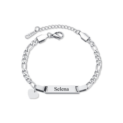 Custom Name Bracelet Personalised Love Bracelet Cuban Chain Bracelet Love Gifts-Jessemade AU