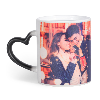 Personalised Photo Colour Changing Mug Custom Lettering Picture Mug-Jessemade AU