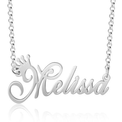 Personalised Necklace Custom 1 Name Necklace Gift For Women-Jessemade AU