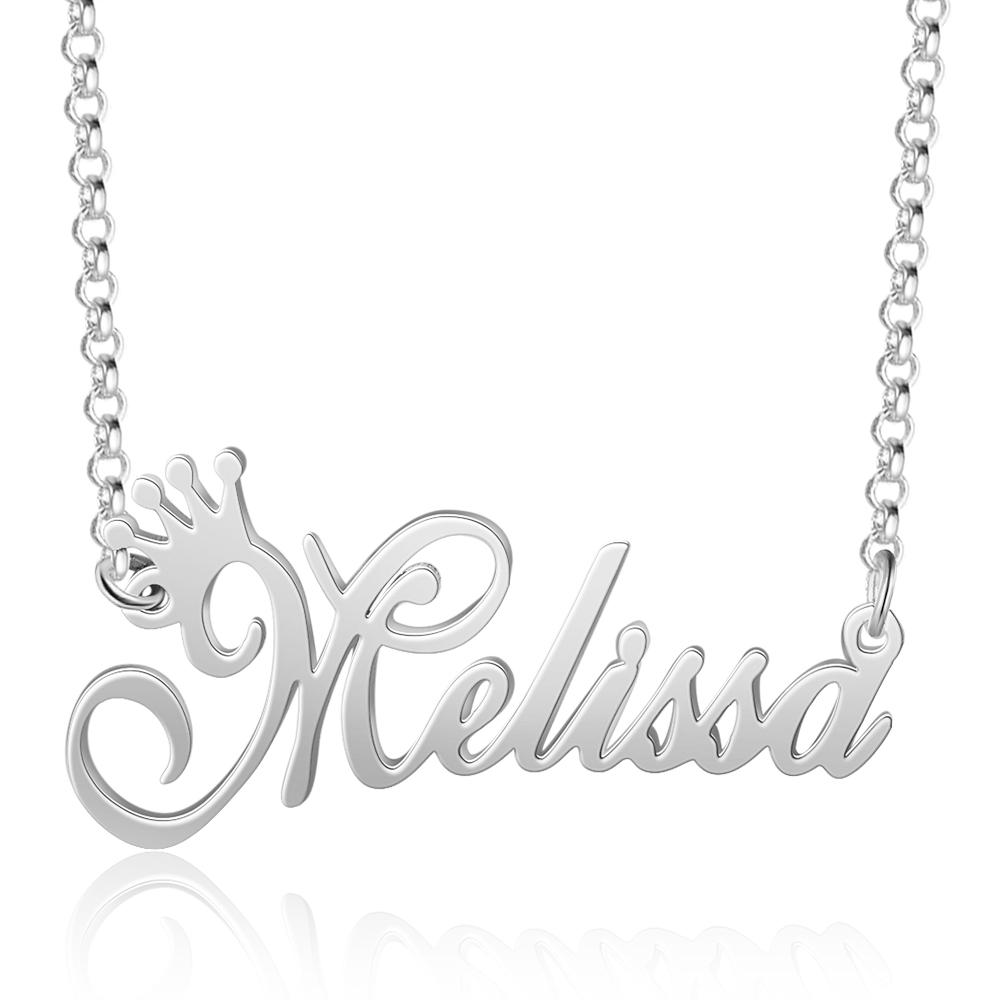 Personalised Necklace Custom 1 Name Necklace Gift For Women-Jessemade AU