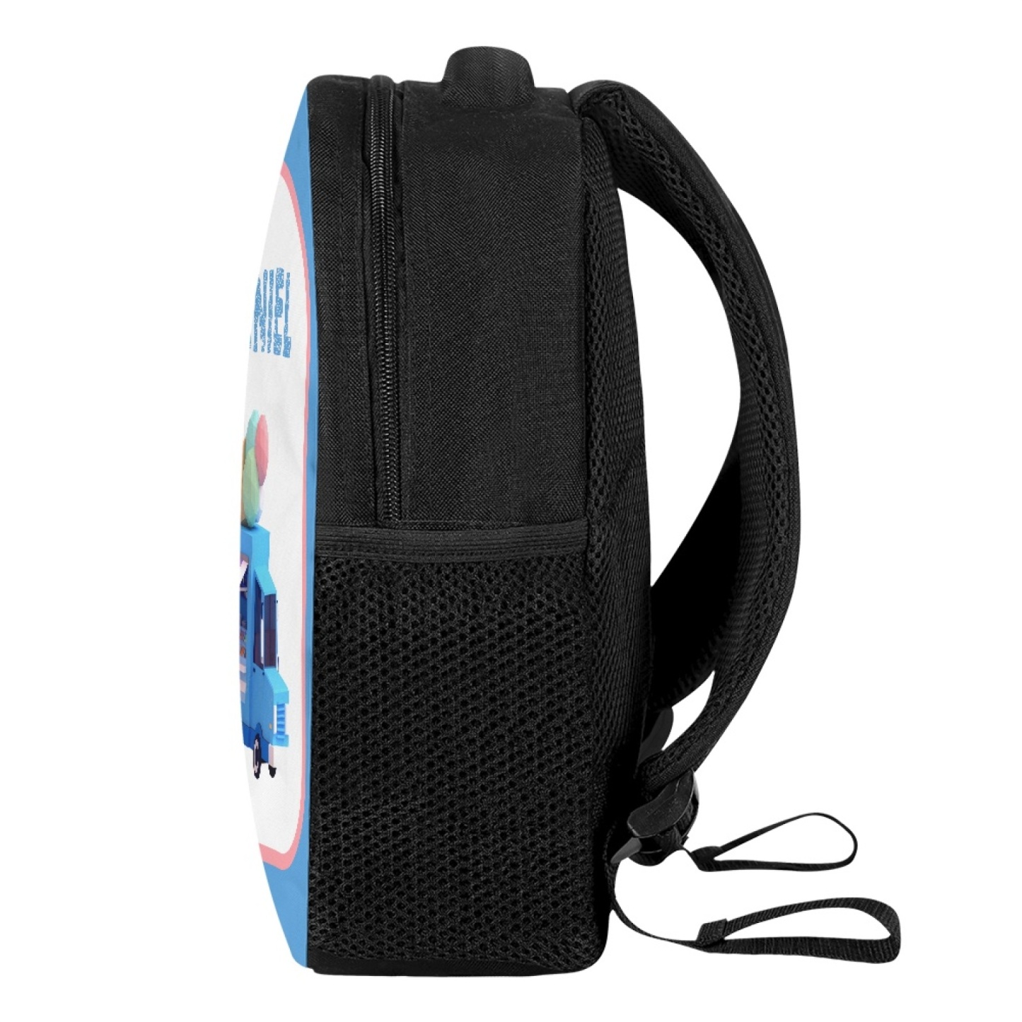 Custom Name Schoolbag Blue Stall Car Backpack Personalised School Bag for Kids-Jessemade AU