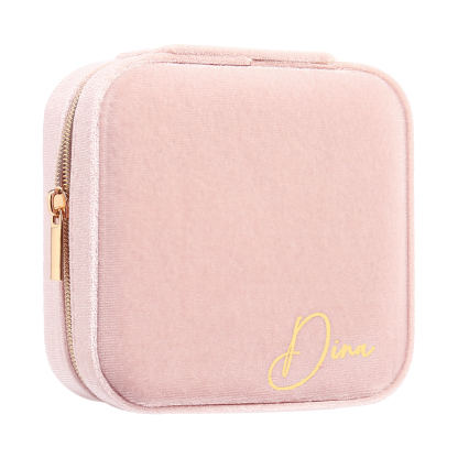 Personalised Name Jewelry Storage Box Custom Travel Jewelry Box Gifts for Ladies Girls-Jessemade AU