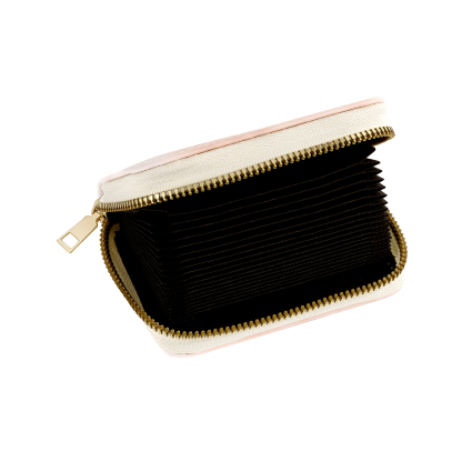 Personalised Women's Leather Wallet Custom Photo & Text Zipper Wallet Accordion Wallet Gift for Her-Jessemade AU