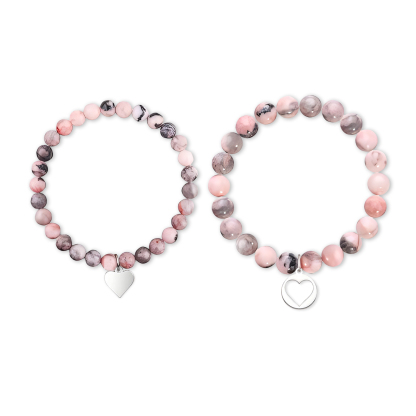 2 Pcs Bracelet Set Bear Pendant Adjustable Bracelets with Message Card Gifts for Her - Mother and Daughter Never Truly Apart-Jessemade AU