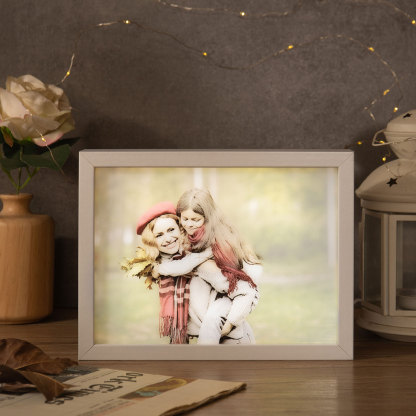 Personalised Photo Frame Night Light Changeable Colour Lamp Home Decor Personalised Gifts for Family Friends-Jessemade AU