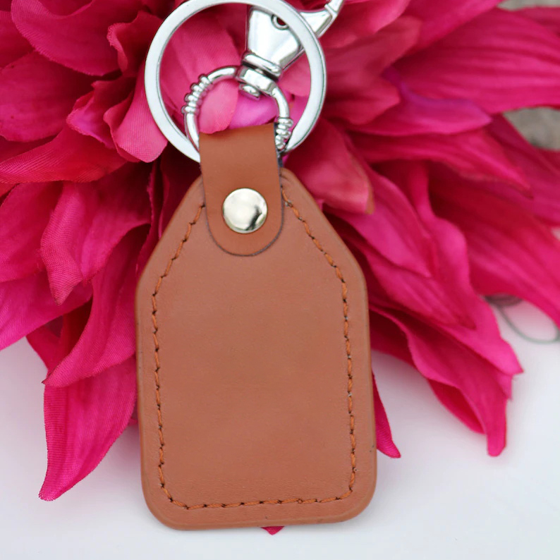 Personalised Leather Keychain Custom Photo Gifts For Her-Jessemade AU