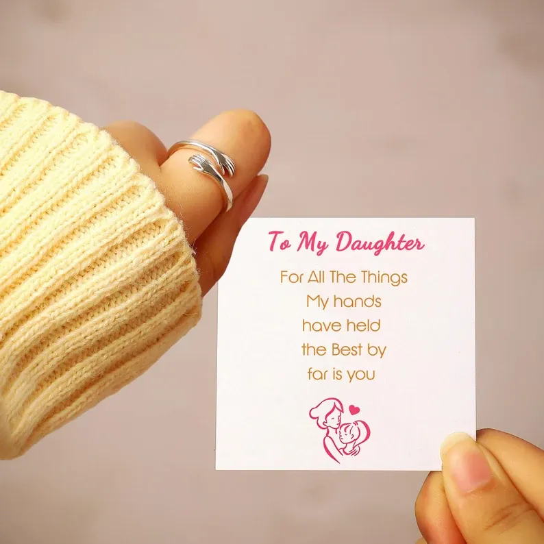 For Daughter-Hug Ring "the-Best by far is you"-Jessemade AU