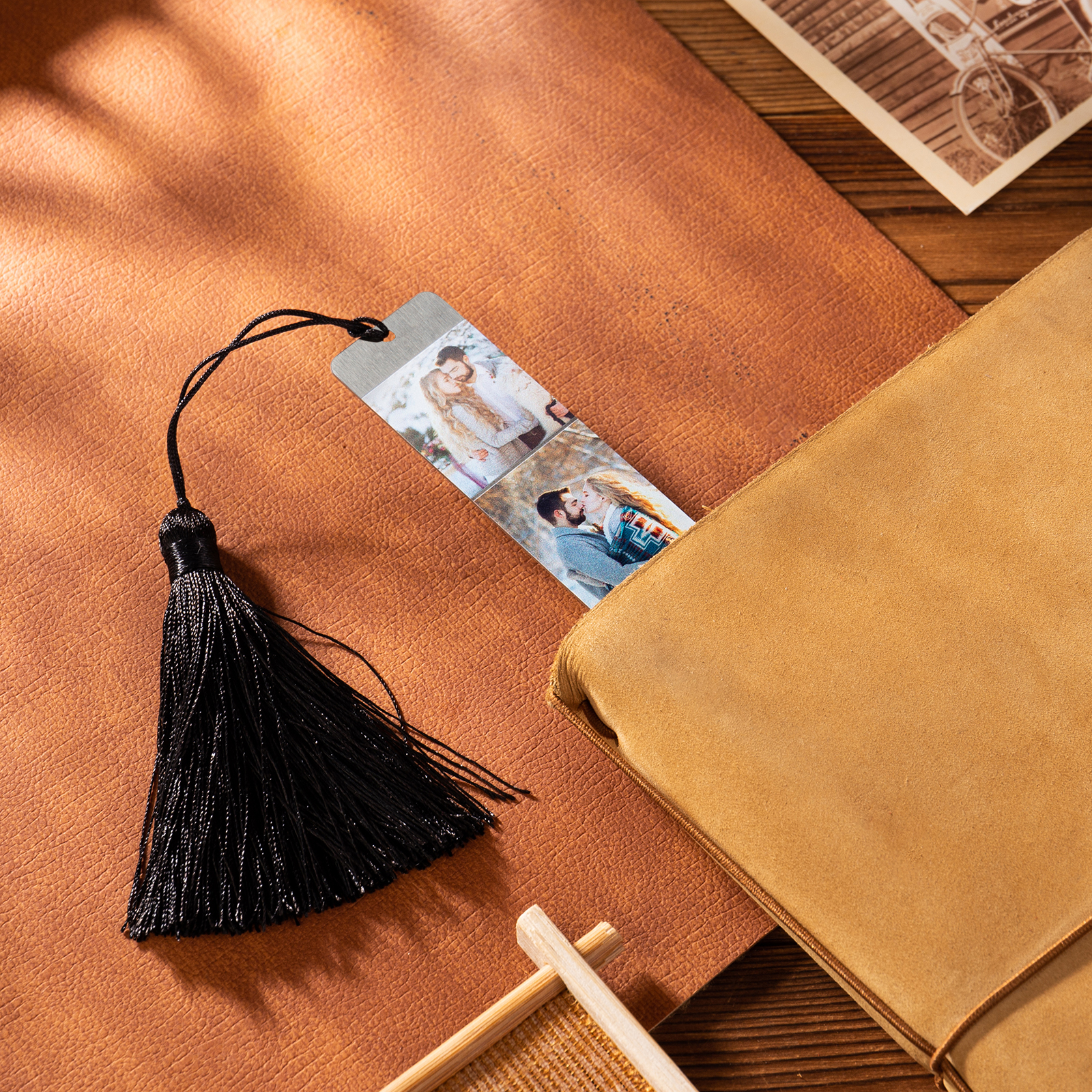 Back to School Gift Personalised Photo Bookmark Custom 3 Photos Gift for Readers-Jessemade AU