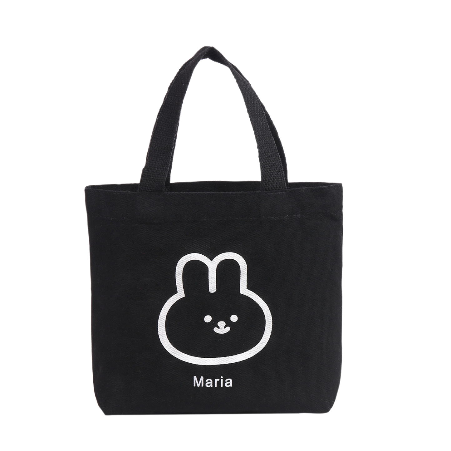 Personalised Bunny Tote Bag Customised with Name Bunny Handbag Easter Gifts-Jessemade AU