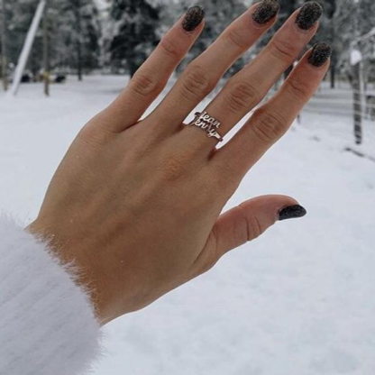 Personalised Name Ring Custom Rings with 2 Names Gifts for Mother Ring-Jessemade AU