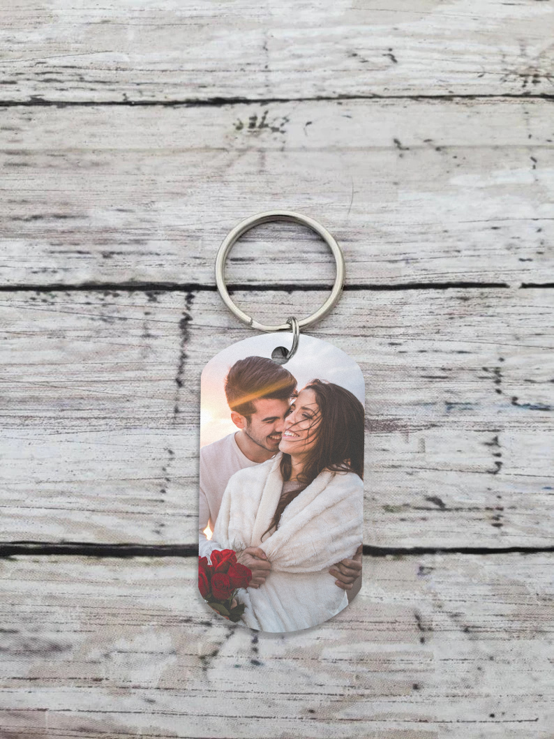 Personalised Photo Keychain with Name for Couple "Thanks for All the Orgasms"-Jessemade AU