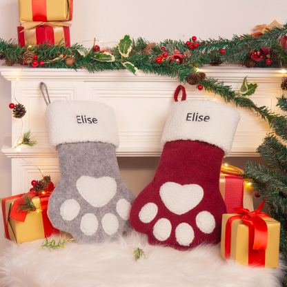 Personalised Christmas Stockings Ornaments Custom 1 Name Christmas Gifts for Family Friends-Jessemade AU