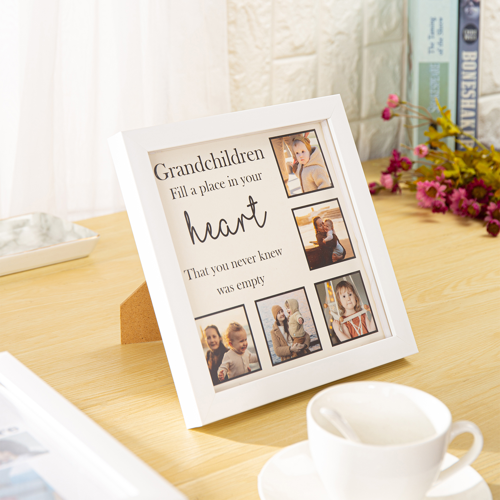 Personalised Photo Custom Name LED Night Light Picture Frame-Jessemade AU