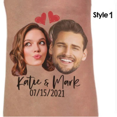 Funny Photo Tattoos Custom Face Tattoos-Style 3-Jessemade AU