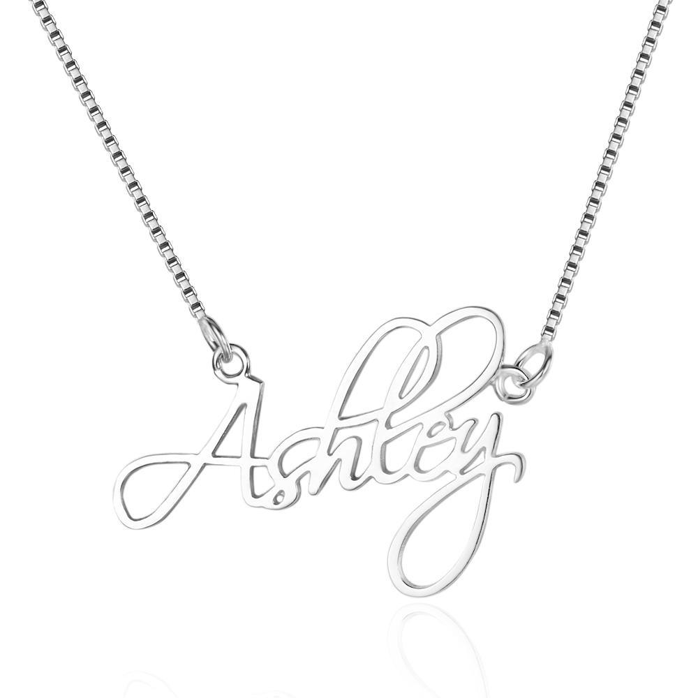 Personalised Necklace Custom 1 Name Necklace Gift For Women-Jessemade AU