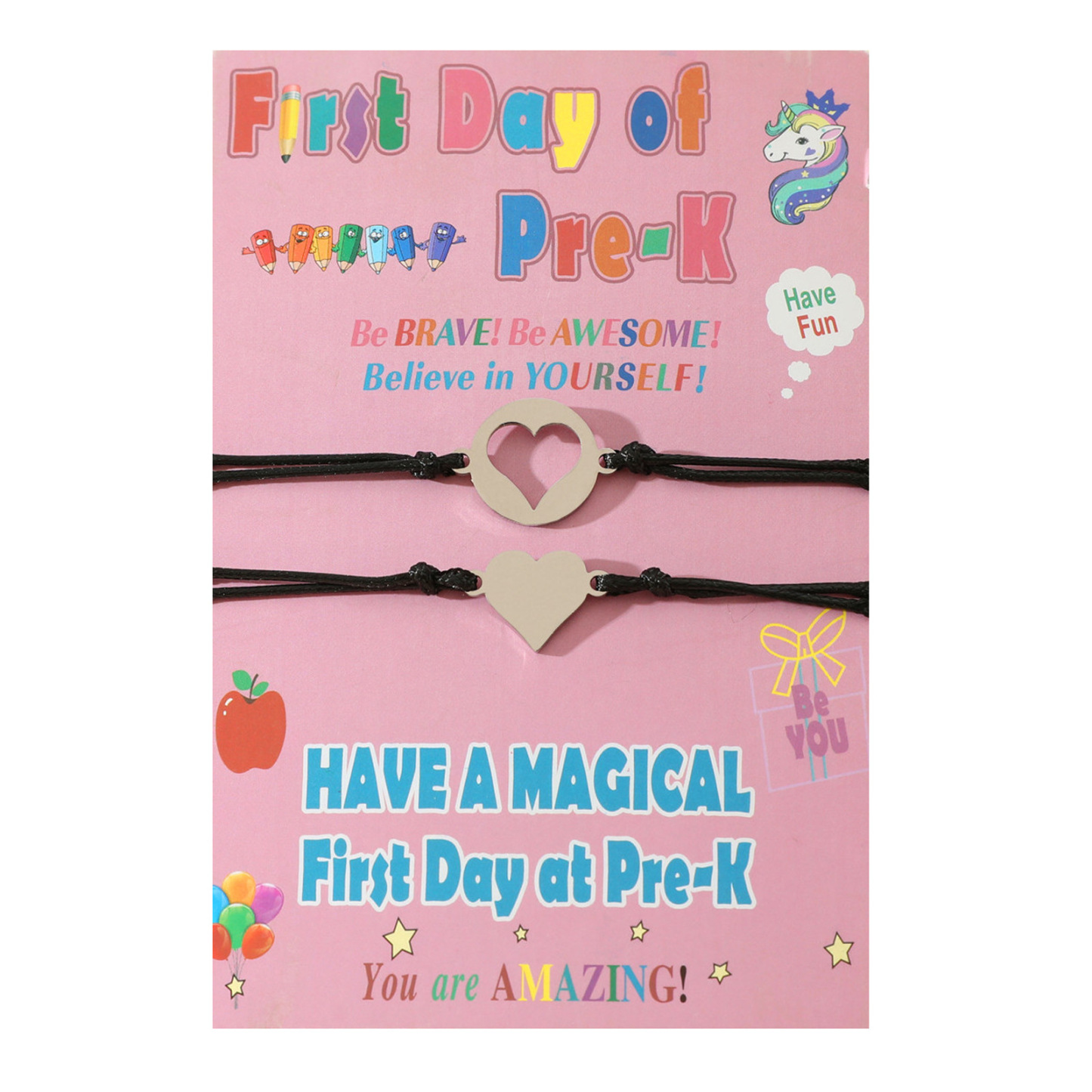 Bracelet for Women Dainty Teen Heart Bracelet Size Adjustable for Girls-Jessemade AU