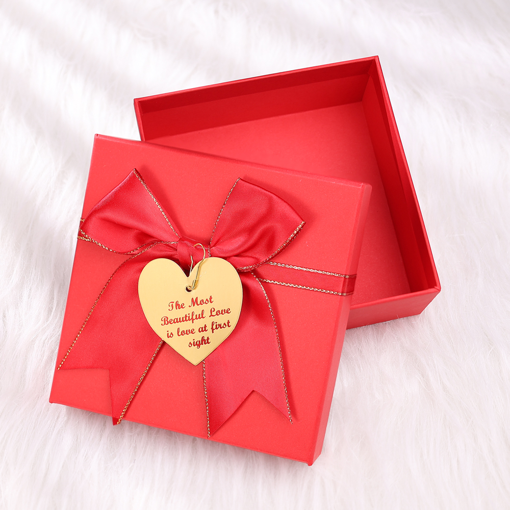 Exquisite Gift Box Red Gift Packaging Jewelry Box Valentine's Day Gift Box-Jessemade AU