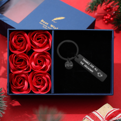 Thanks For All The Orgasms, I Love You Keychain Gifts For Her-Jessemade AU