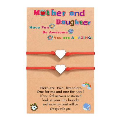 Women Bracelet Dainty Teen Heart Bracelet Back To School Adjustable Bracelet for Girls-Jessemade AU