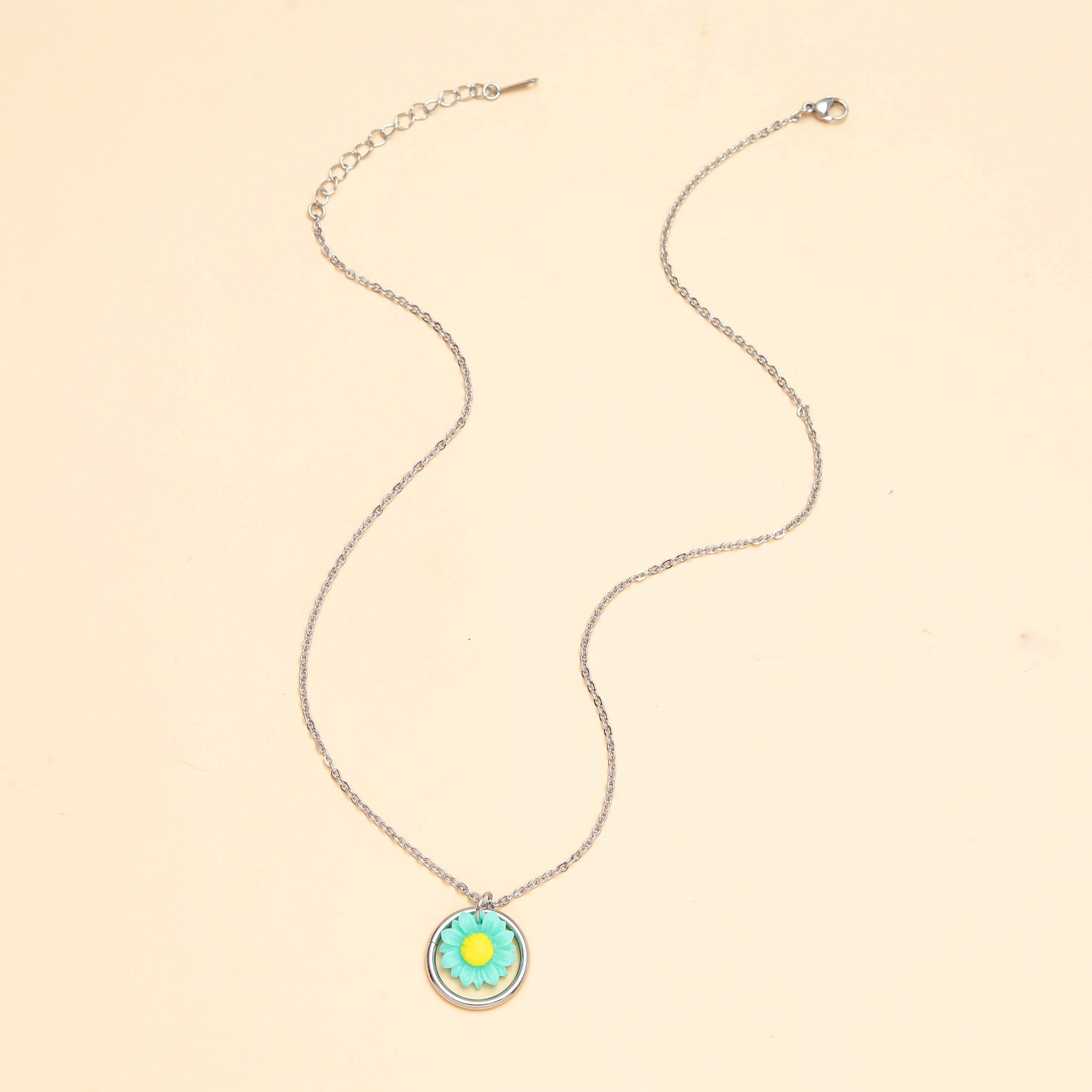 Sunflower Necklace Adjustable Best Friend Gift for Her-Jessemade AU