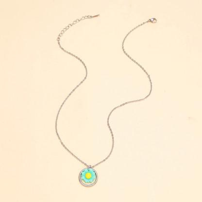 Sunflower Necklace Adjustable Best Friend Gift for Her-Jessemade AU