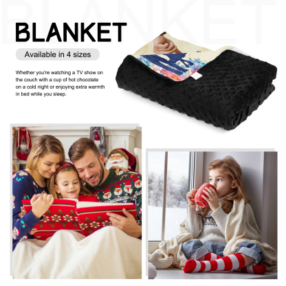 Personalised Couple Blanket Finger Gesture Promise Blanket-Jessemade AU