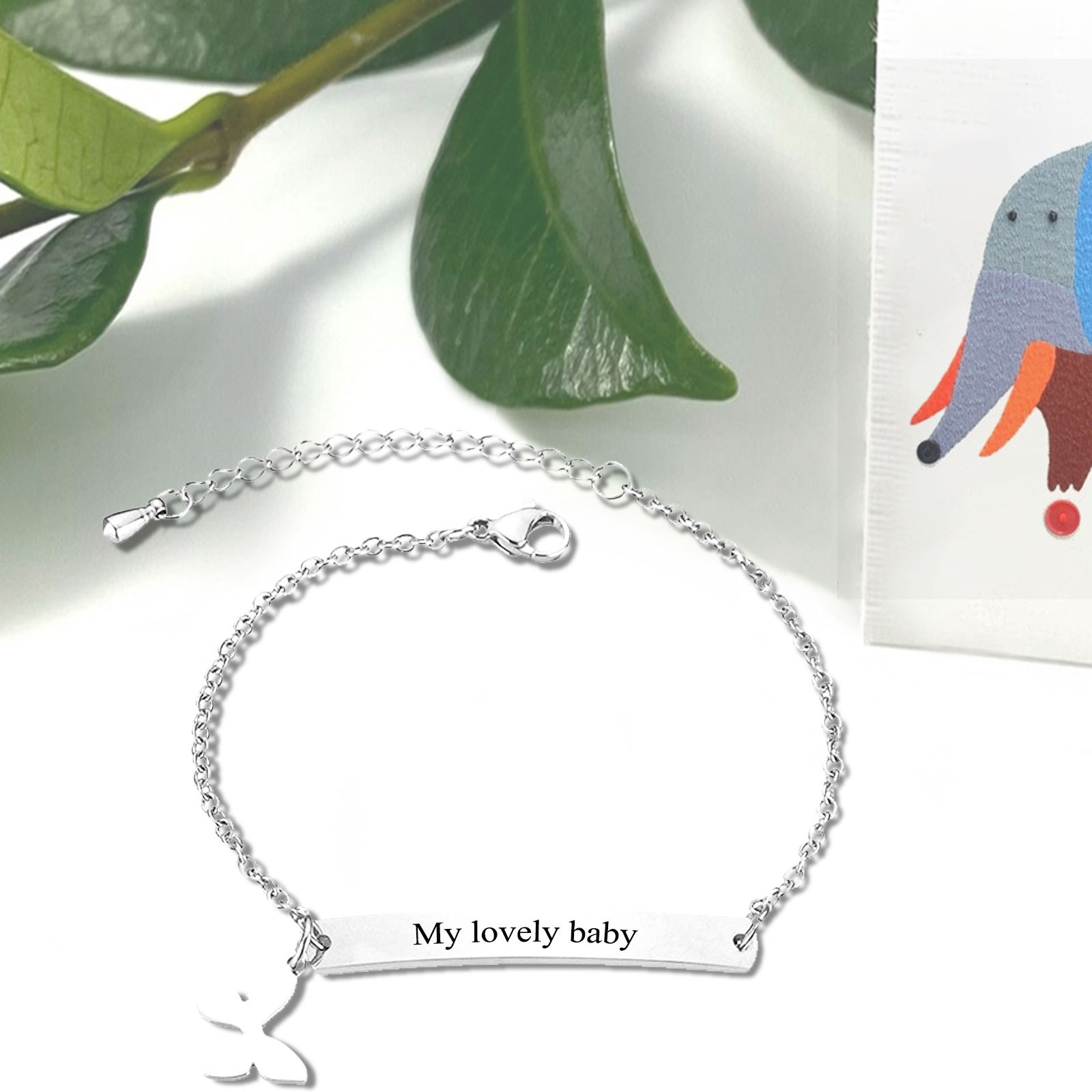 Custom 1 Name Bracelet Personalised Butterfly Bracelet Love Gifts For Her-Jessemade AU