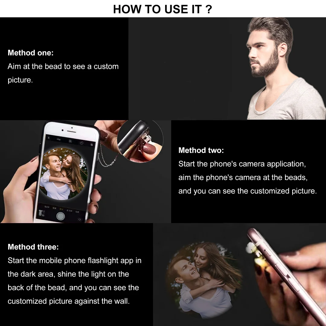 Snowflake Projection Hanging Ornaments Customised Photo Christmas Ornaments Personalised Gifts For Family/Friends-Jessemade AU