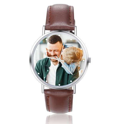 Personalised Photo Watch Custom Picture Watch Gifts For Father-Jessemade AU