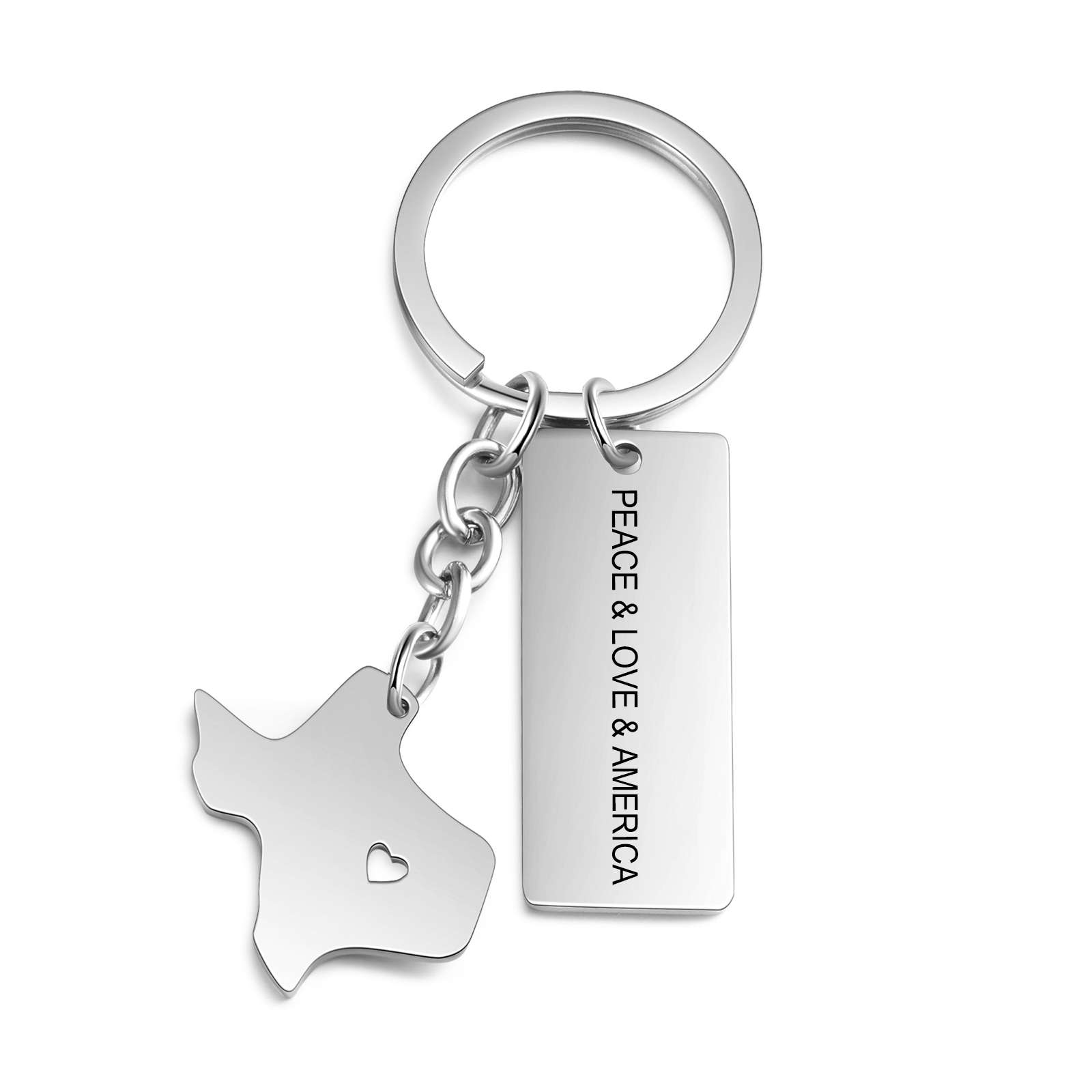 Personalised American state keychain Gifts For Him-Jessemade AU