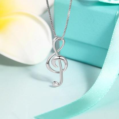 Musical Note Necklaces & Pendants Necklace For Girl-Jessemade AU