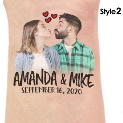 Funny Photo Tattoos Custom Face Tattoos-Style 6-Jessemade AU