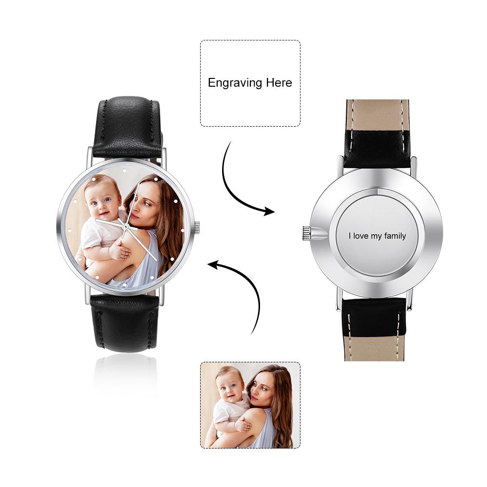 Personalised Photo Watch Custom Picture Watch Gifts for Couple-Jessemade AU