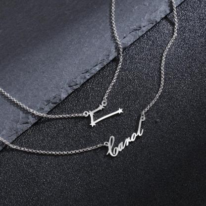 Personalised Necklace Custom 1 Name Necklace Gift For Her-Jessemade AU