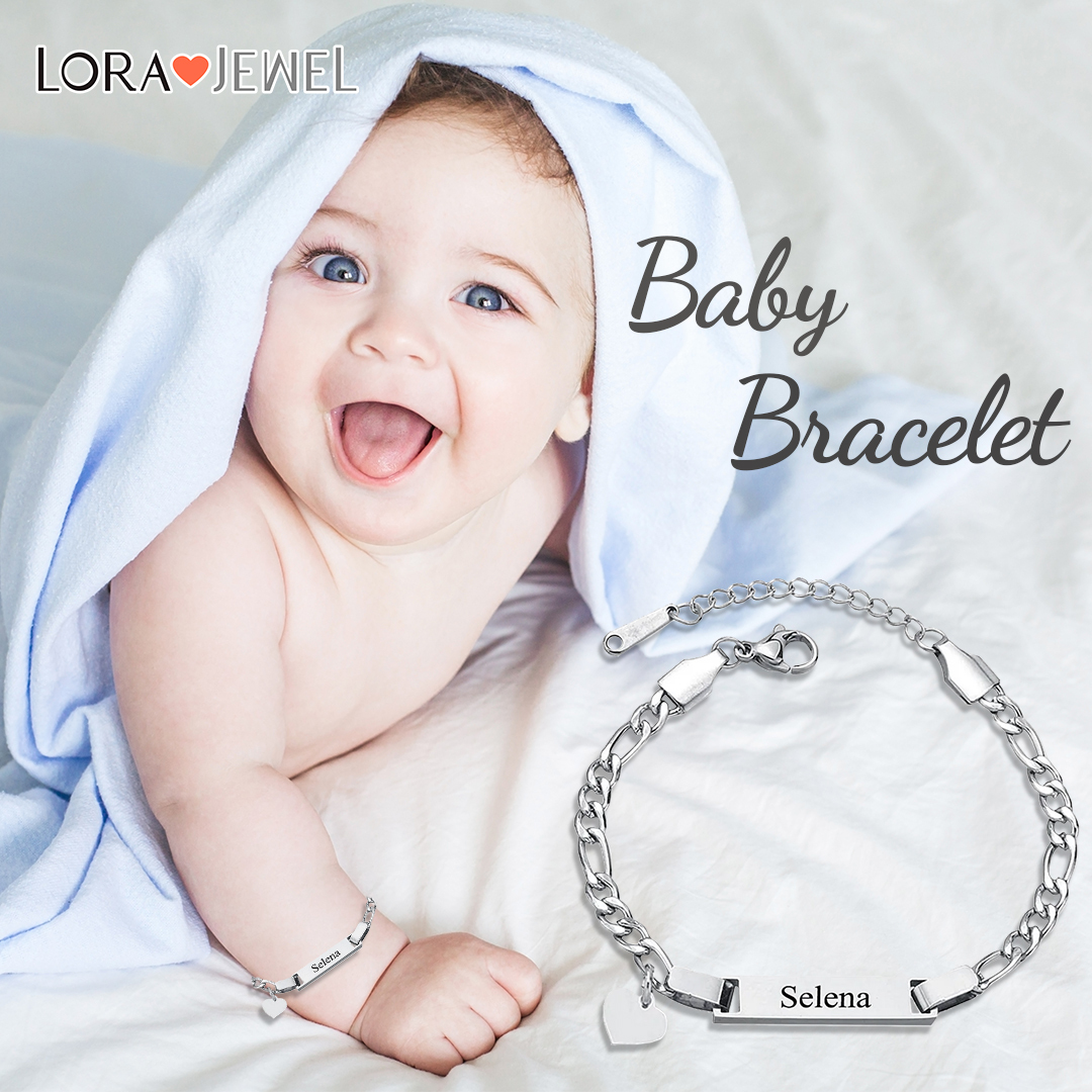 Custom Name Bracelet Personalised Love Bracelet Cuban Chain Bracelet Love Gifts-Jessemade AU