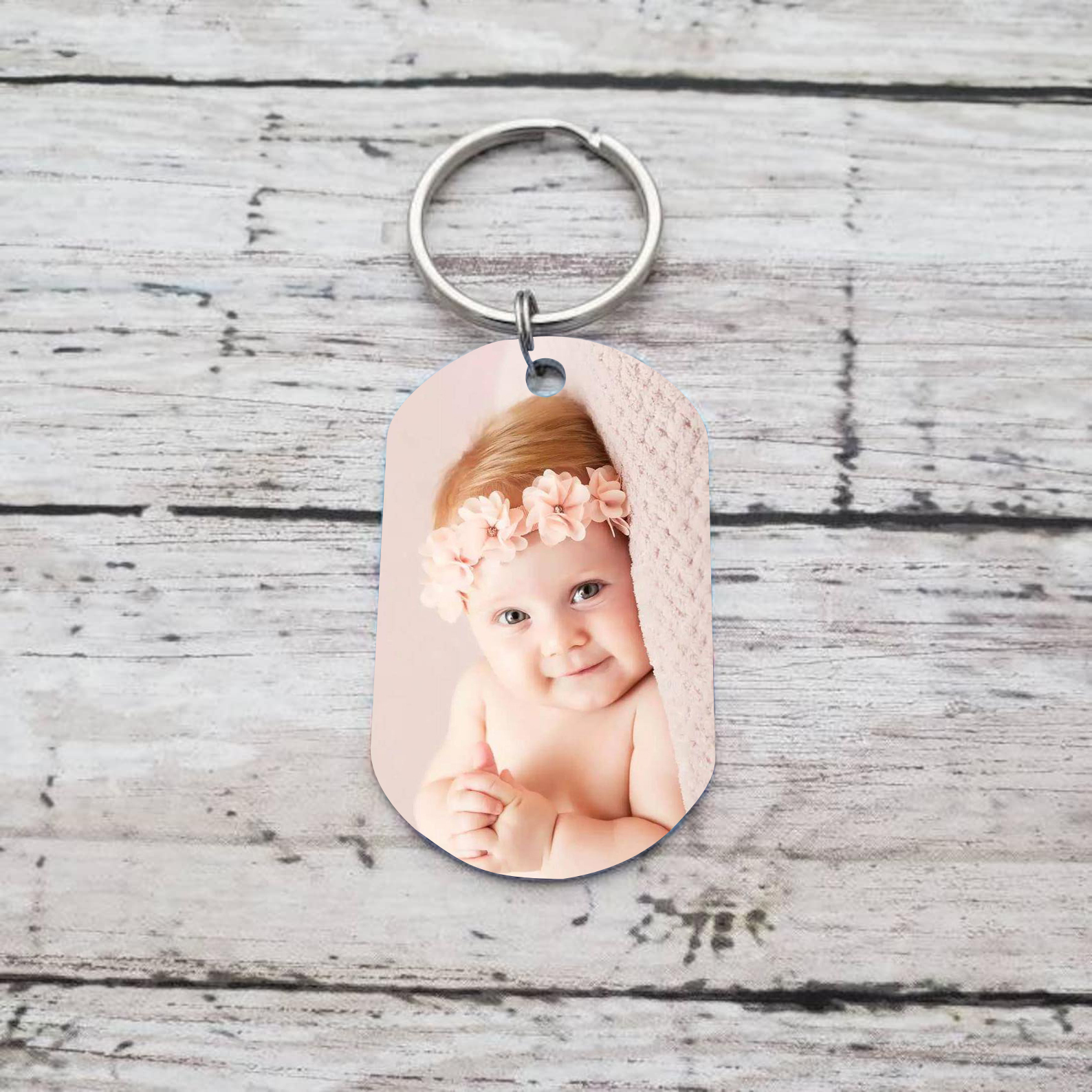 Personalised Calendar Keychain Custom Photo & Name Keychain - The Day You Became My Daddy/Mommy/Mummy-Jessemade AU