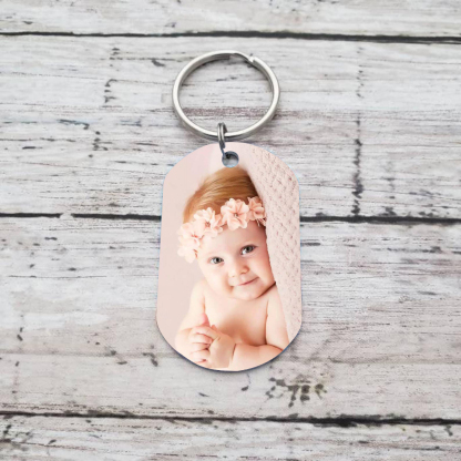 Personalised Calendar Keychain Custom Photo & Name Keychain - The Day You Became My Daddy/Mommy/Mummy-Jessemade AU