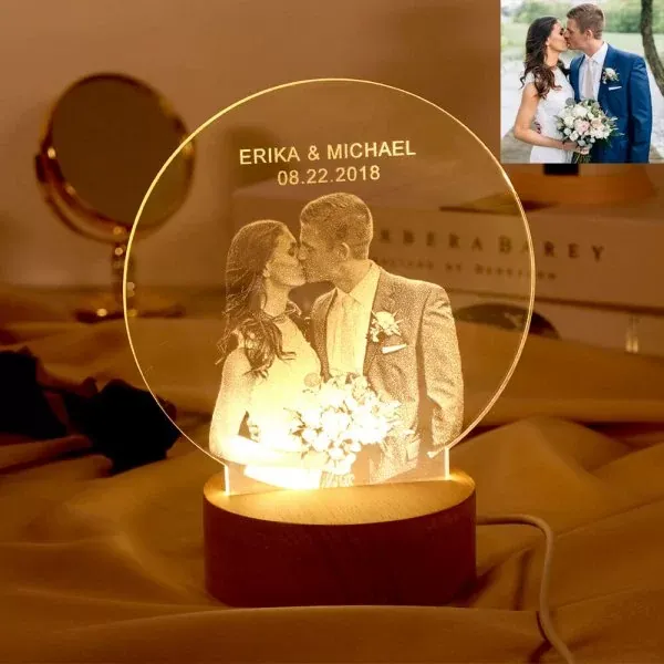Personalised Photo Night Light LED Lamp for Family-Jessemade AU