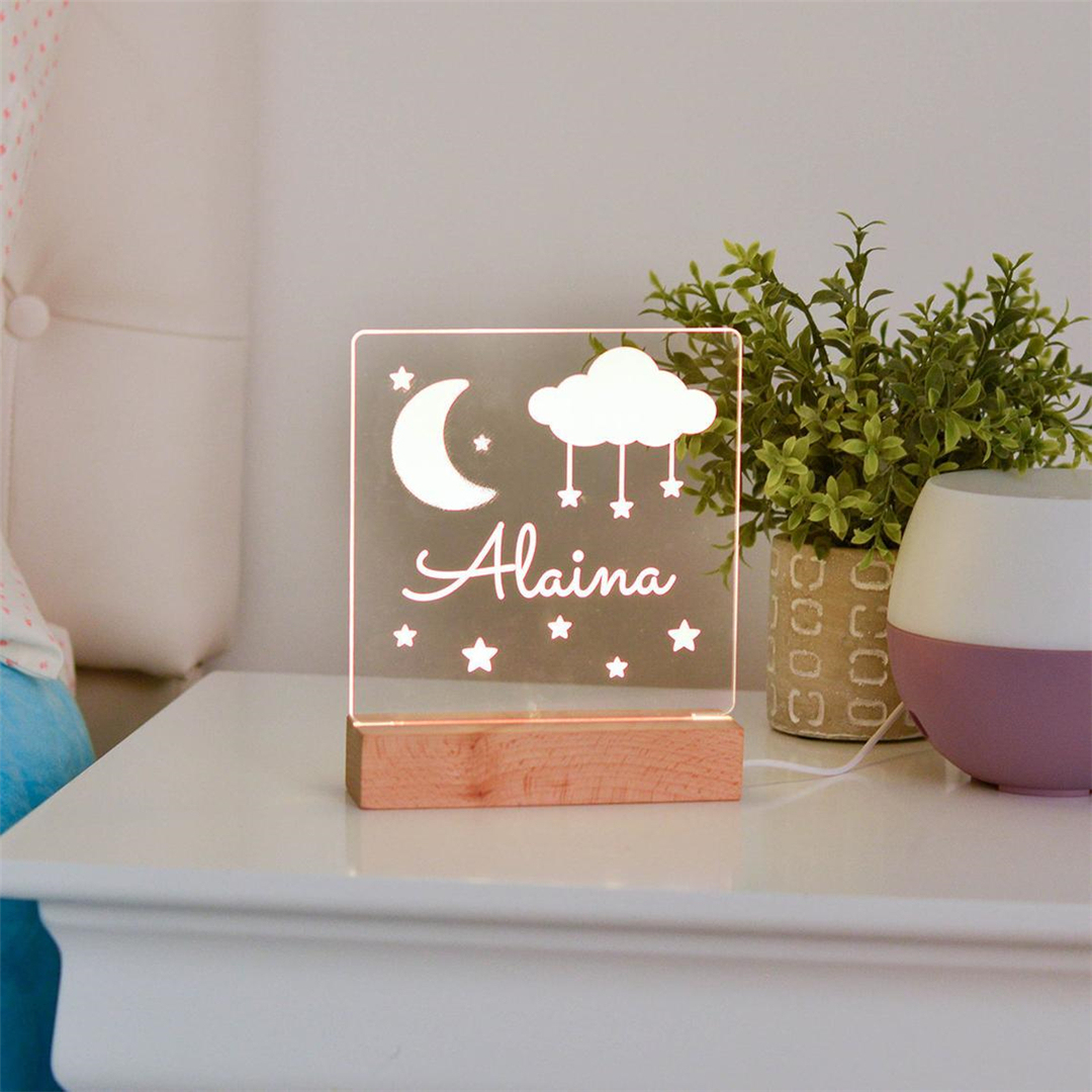 Custom Moon and Stars Night Light-Jessemade AU