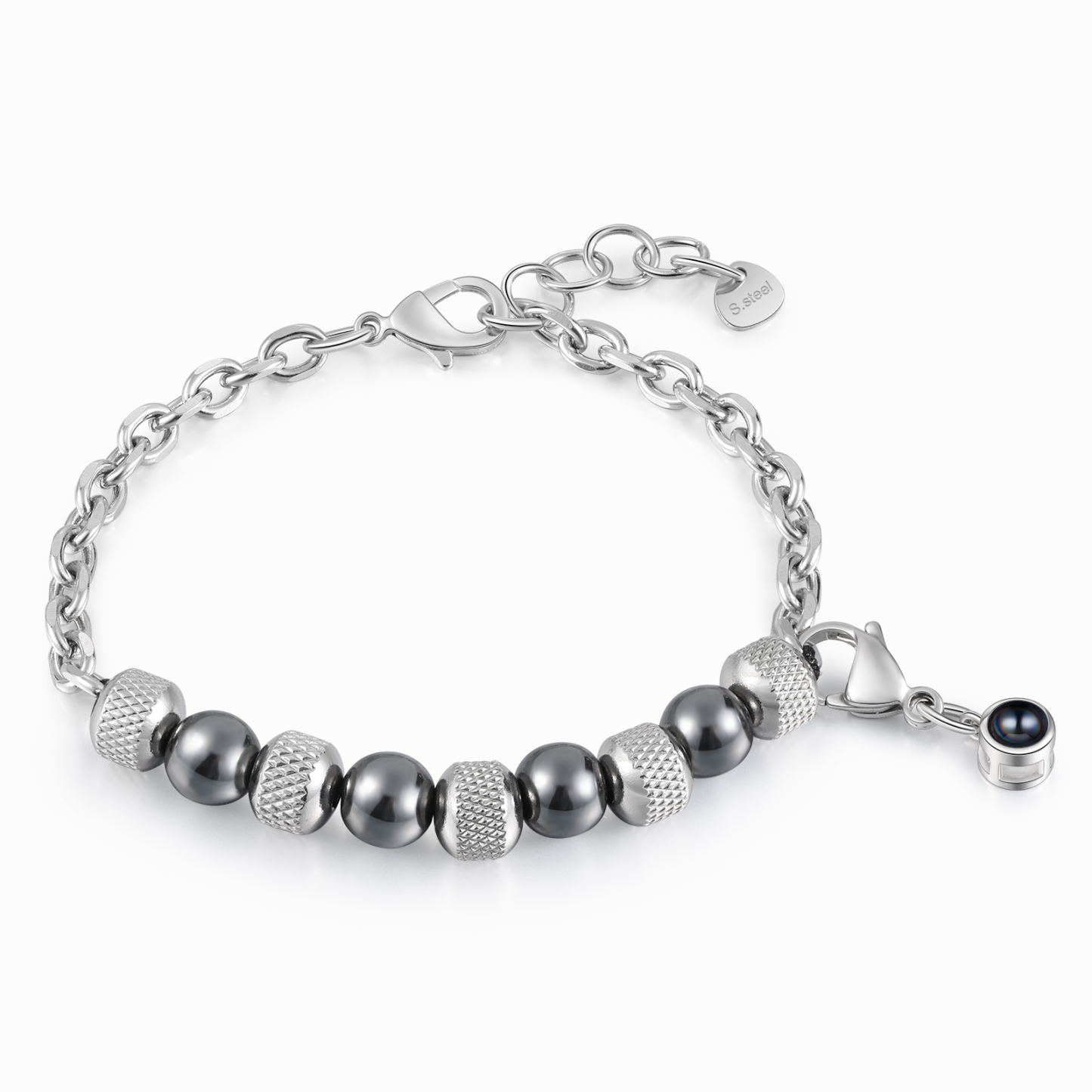 Personalised Projection Bracelet Custom Photo Bracelets Stainless Steel Adjustable Bracelet Creative Gift for Women/Girls-Jessemade AU