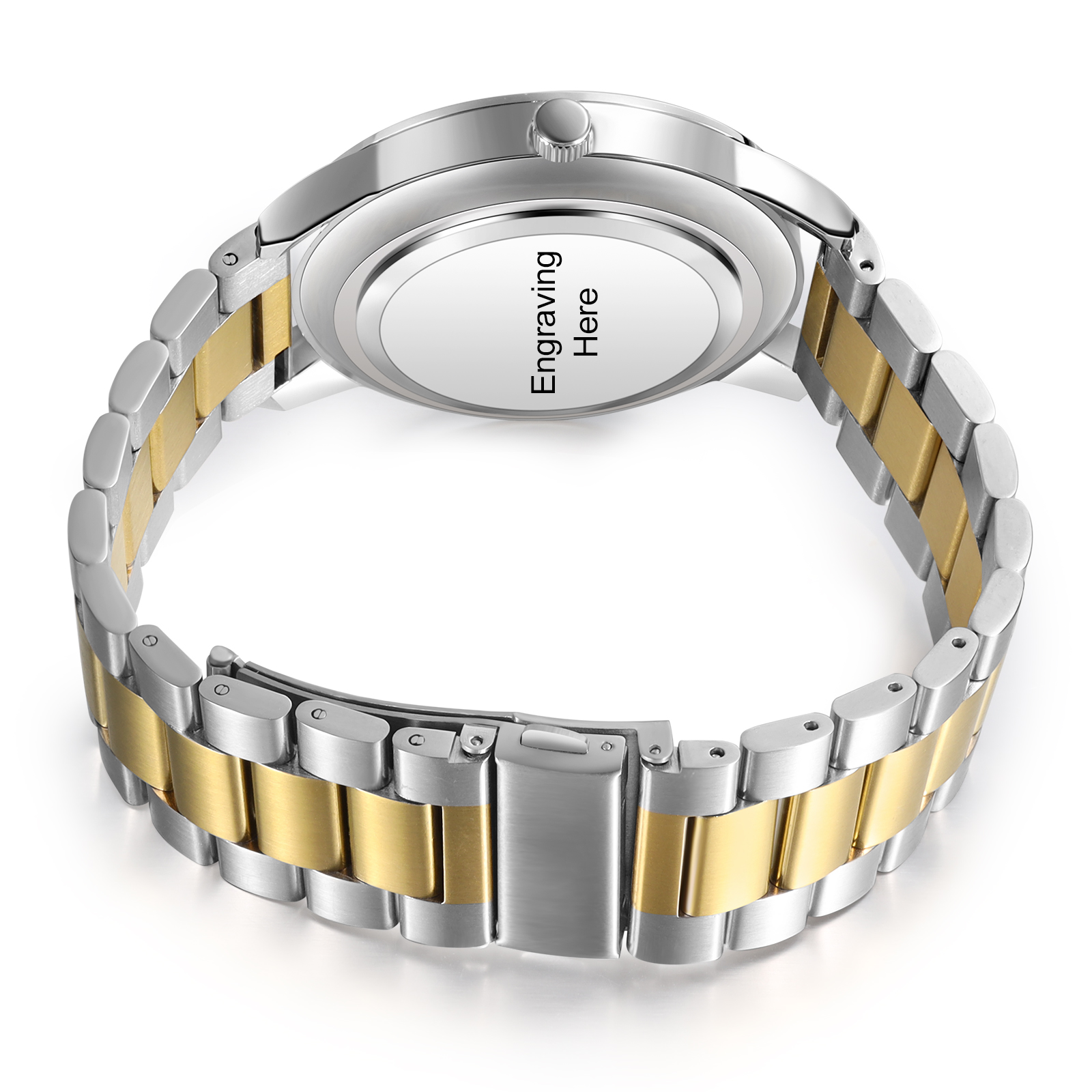 gift Photo Watch - Personalised Engraved Watch Bracelet For Him-Jessemade AU