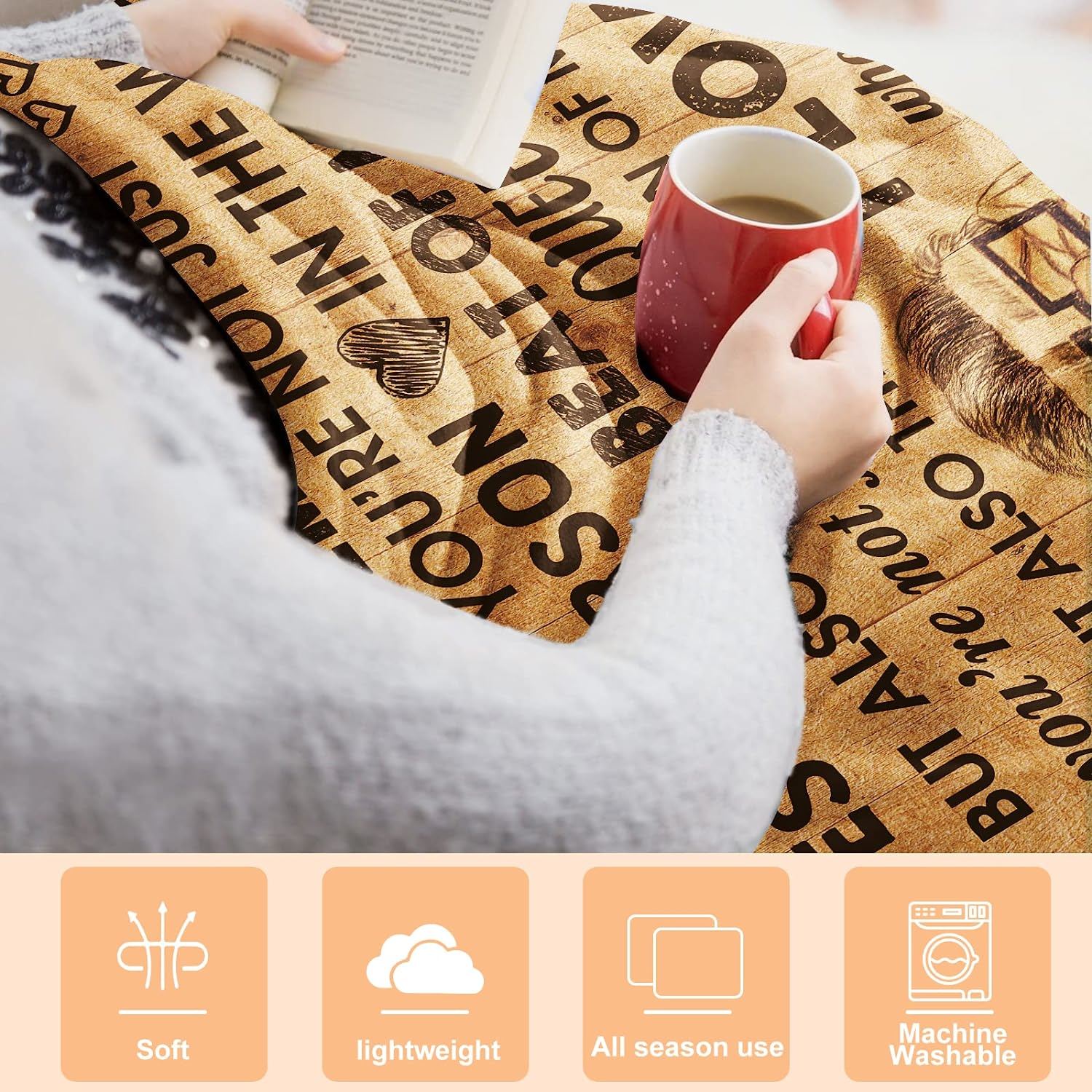 To My Wife You're Not Just Best Person In The World Blanket-Jessemade AU