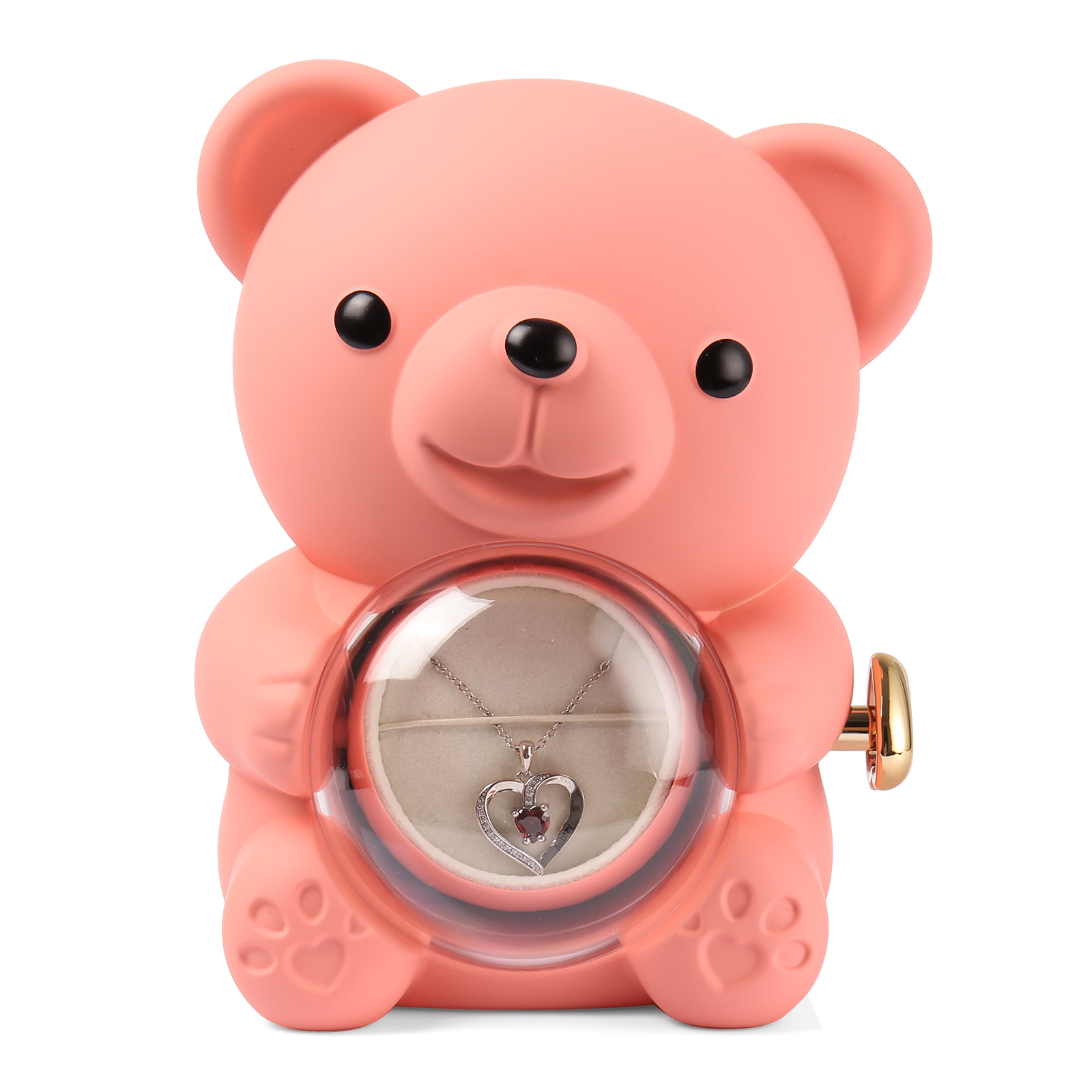 Bear Exquisite Gift Box Red Pink Rose Gift Packaging-Jessemade AU