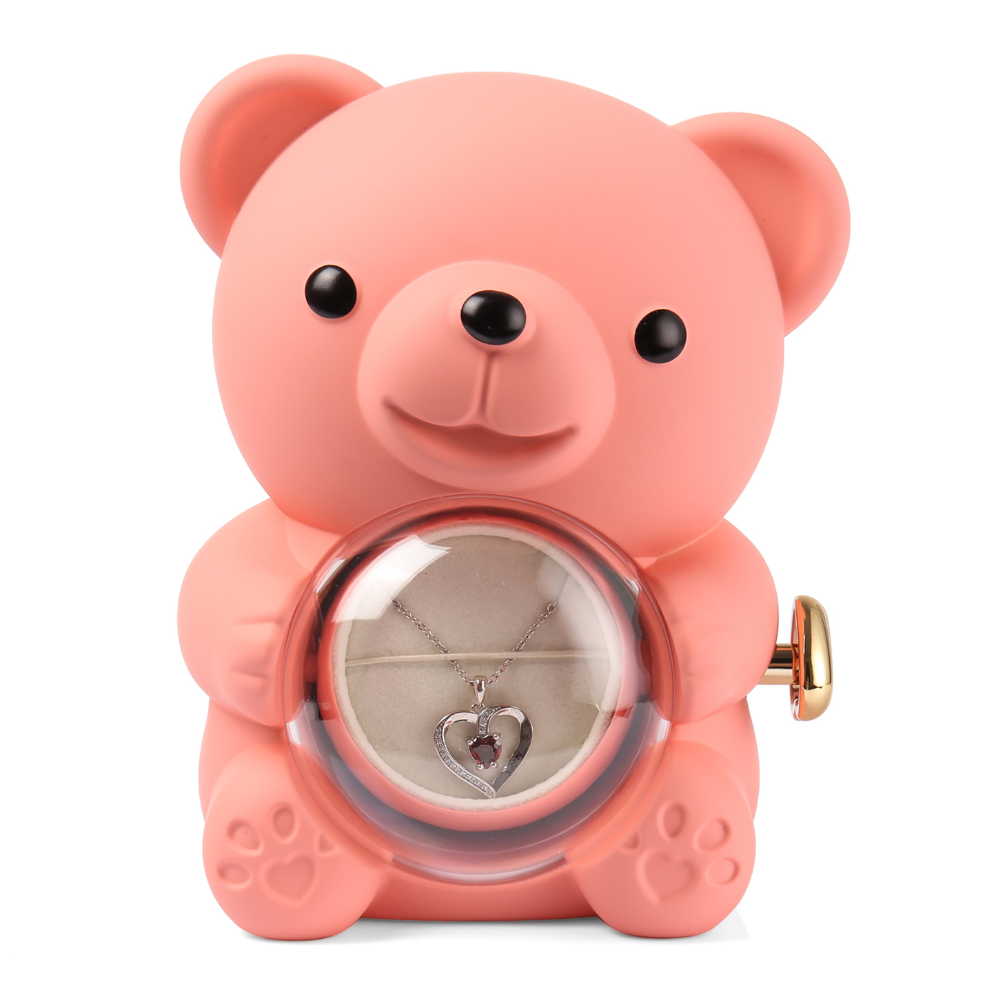 Bear Exquisite Gift Box Red Pink Rose Gift Packaging-Jessemade AU