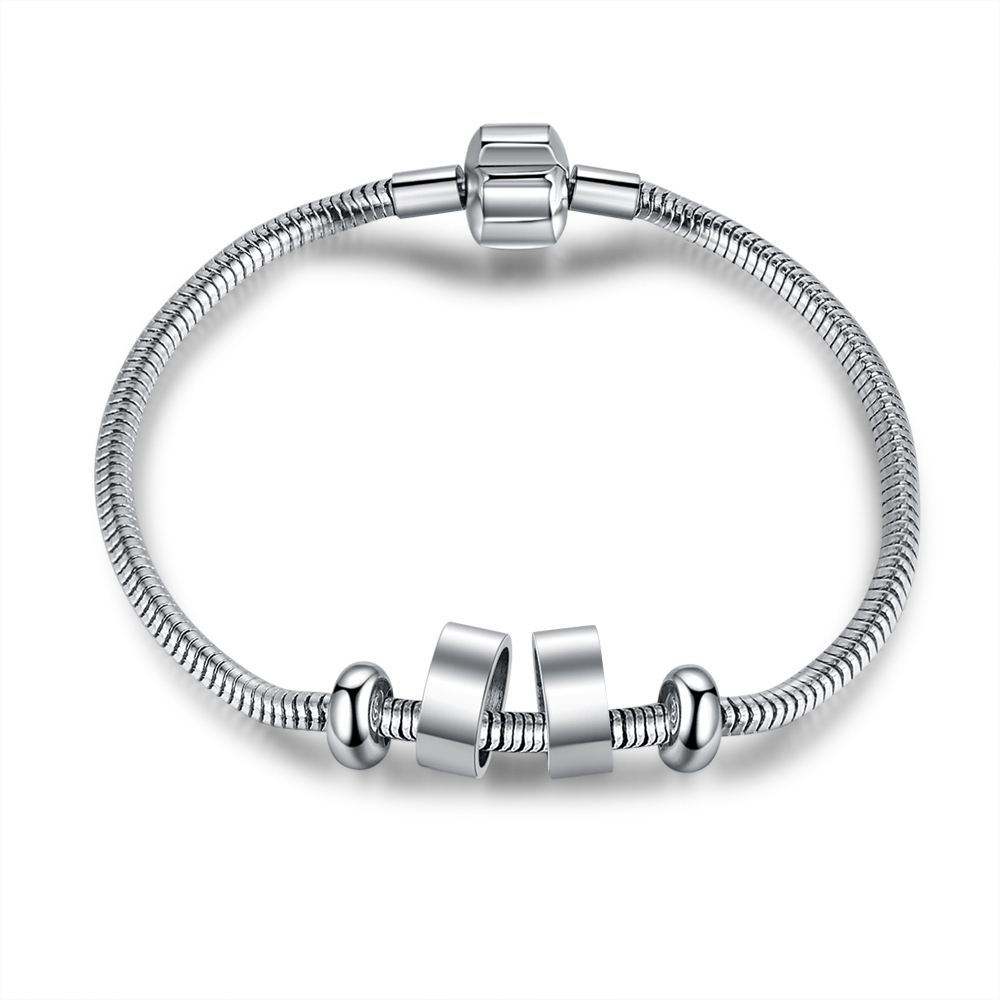 Silver colour Personalised Men's Bracelet For Dad-Jessemade AU