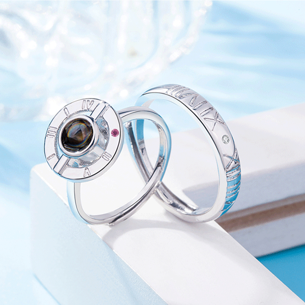 Personalised 100 Languages Projection Necklace Engraved  " I LOVE YOU" Heart Necklace Gifts For Her-Jessemade AU