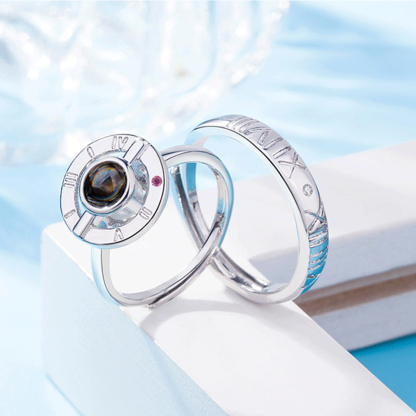 Personalised 100 Languages Projection Necklace Engraved  " I LOVE YOU" Heart Necklace Gifts For Her-Jessemade AU